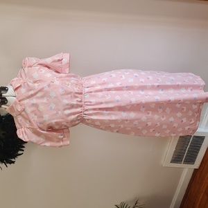 Unique Vintage pink dress size 8 Medium